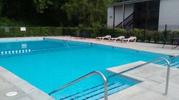 The apartments at Pangea Fields in Indianapolis feature awesome amenities like an outdoor pool!